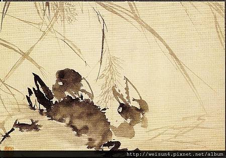 C1812e_明信片_國畫_螃蟹_陳淳 C1812e_明信片_國畫_螃蟹_陳淳