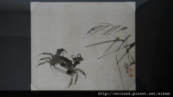 C1851_字畫_國畫_單蟹圖_蔡九五 _書載 C1851_字畫_國畫_單蟹圖_蔡九五 _書載
