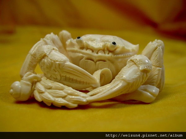 C0714_牙雕_荷蟹_2 C0714_牙雕_荷蟹_2