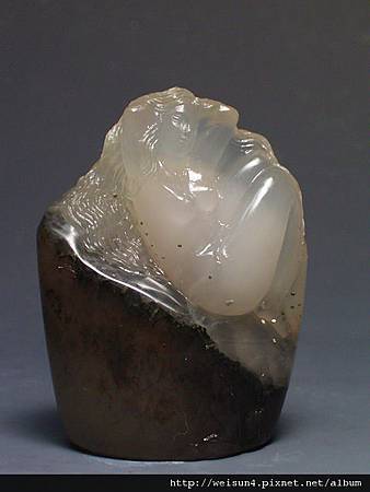 壽山石_坑頭晶_海的女兒_石藝款_2 壽山石_坑頭晶_海的女兒_石藝款_2