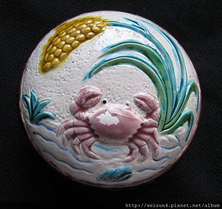 C0383_交趾陶_稻蟹印泥盒_葉星佑_2 C0383_交趾陶_稻蟹印泥盒_葉星佑_2