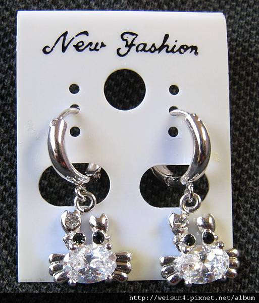 首飾_耳環_C0487_黑眼螃蟹