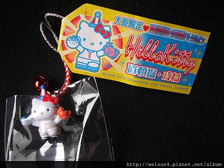 首飾_吊飾_C0841_Hello Kitty螃蟹河魨_大阪限定