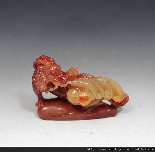 壽山石_水洞高山_龍_馮久和