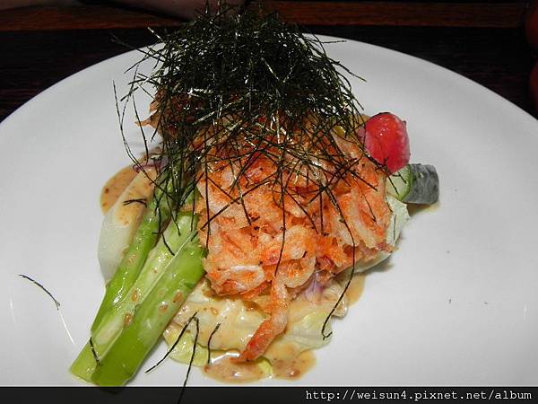 鮨樂_DSCN7275_沙拉_櫻花蝦