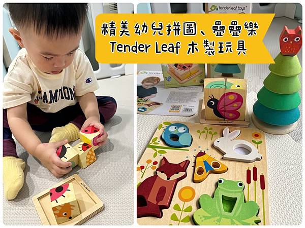 [育] 幼兒立體拼圖、疊疊樂 – 美國Tender Leaf