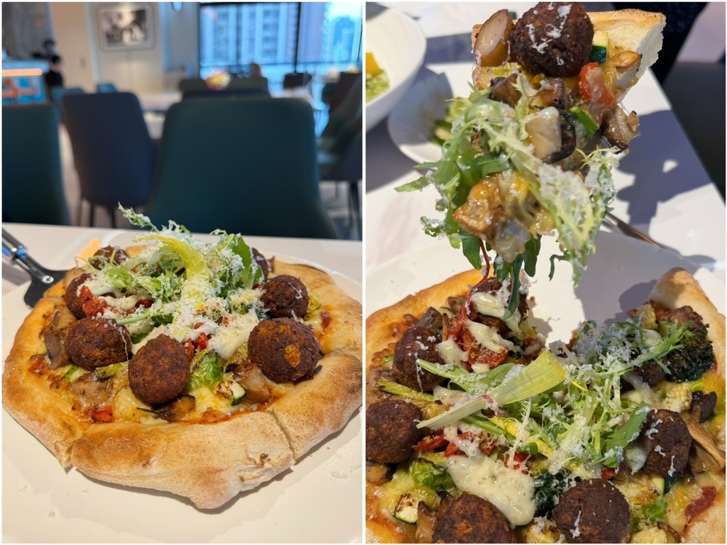 [吃] 桃園高鐵 青埔美食推薦 - 186蔬食餐酒館 吃素小