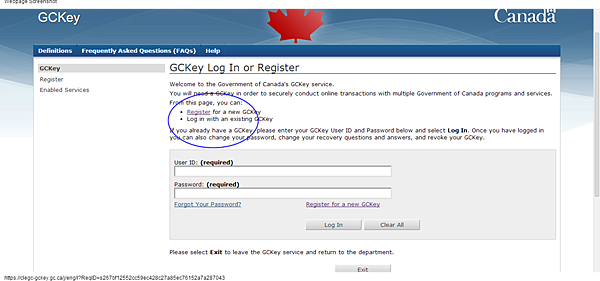 GCKey - Log In or Register