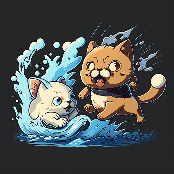 QWEyuko_Cartoon_supernatural_cat_fighting_with_water_ability_do_12b5325a-4cf4-4dc0-a359-6dfda9f50401
