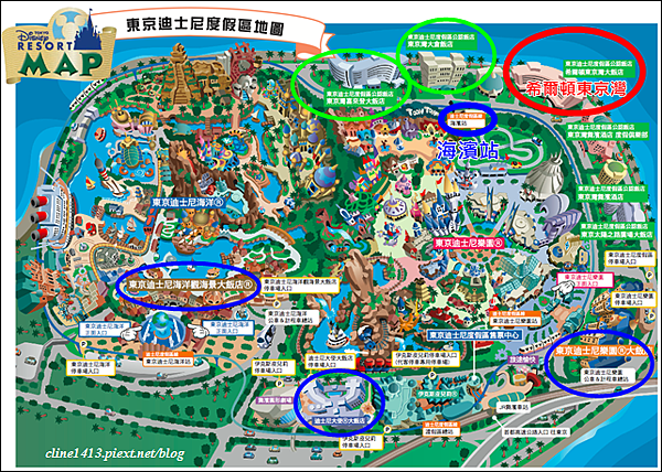 東京迪士尼地圖