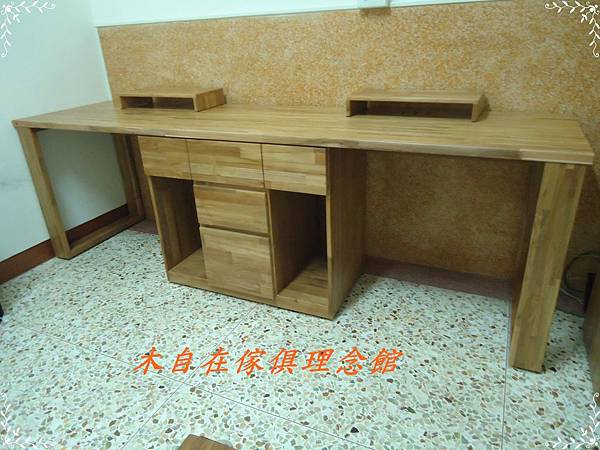 柚木雙人電腦桌(二)1.JPG 柚木雙人電腦桌(二)1.JPG