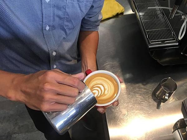 咖啡拉花 義式 拿鐵 latte art 台南 教學