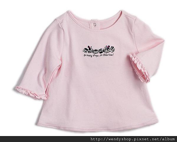 美國Gymboree品牌 粉紅底可愛貓咪禮物造型上衣.jpg