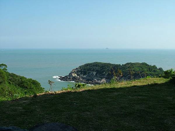 日光海岸旅館的灣景，來到南竿了