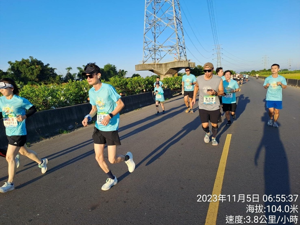 彰化戀戀二水跑水馬拉松-我的第54場半馬路跑