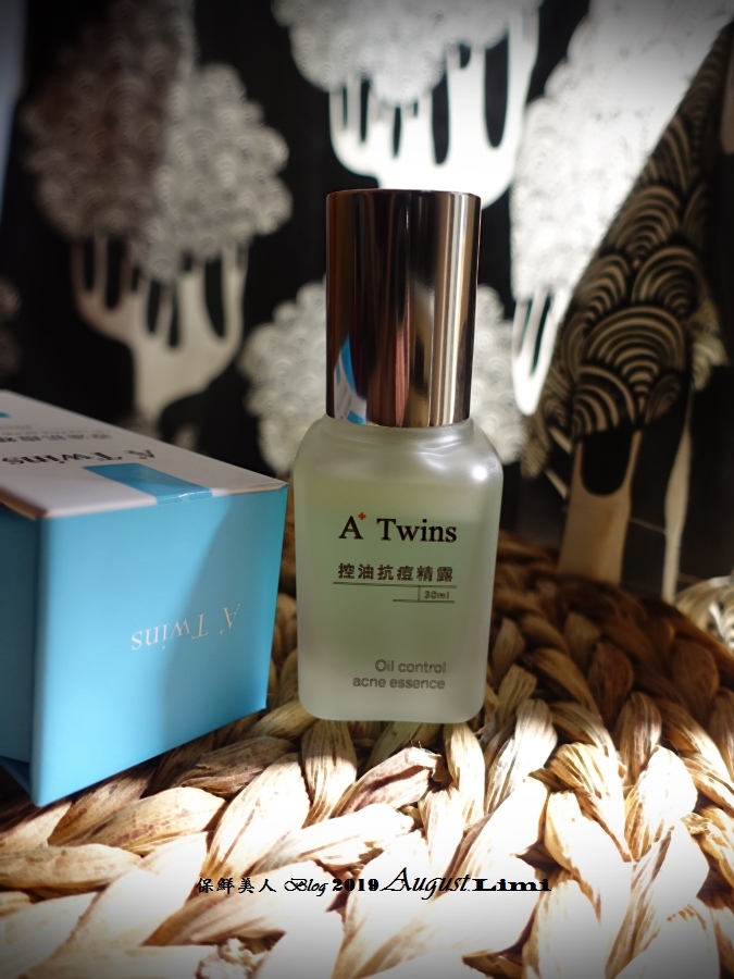 混合肌的夏日減法保養概念_A+Twins天使奇姬控油抗痘精露,油、水平衡不泛油光