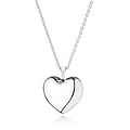 Heart silver pendant with cubic zirconia 單購5460元