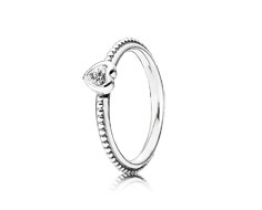Heart silver ring with cubic zirconia 單購1920元