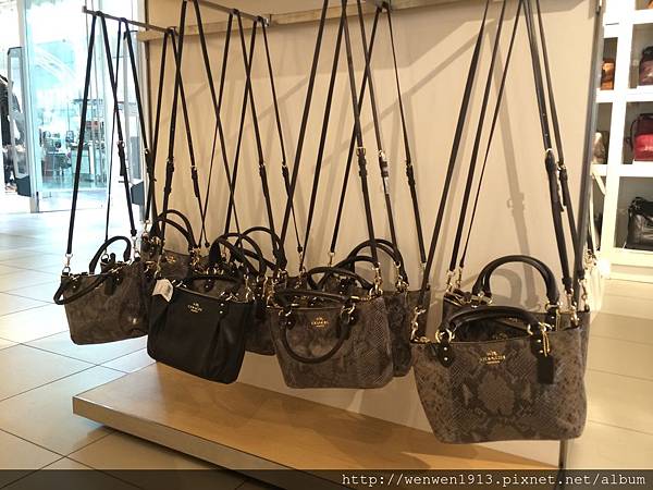 1. Coach Factory  蛇紋款側背小包 F33418 含運6370