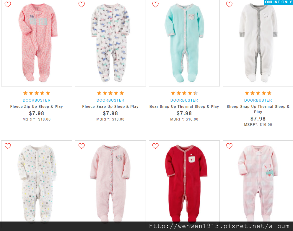 2017-10-01 17_20_17-Baby Girl One-Piece Jumpsuits %26; Bodysuits _ Carter%5Cs _ Free Shipping.png