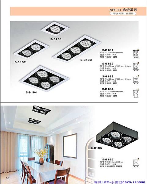 18-AR111盒燈系列1