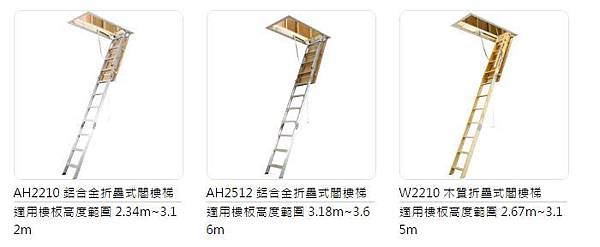 閣樓梯 種類 鋁梯 梯子 好用推薦 穩耐 進口