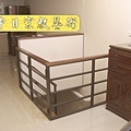 紅木廂櫃型神桌 實木雙陽雕心經佛字N7706.JPG