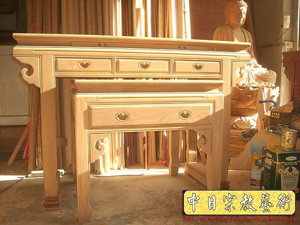 M6301.高級柚木神桌佛桌(未上漆)純卡榫製作.JPG M6301.高級柚木神桌佛桌(未上漆)純卡榫製作.JPG