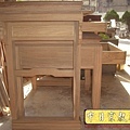 M6311.高級柚木神桌佛桌(未上漆)純卡榫製作.JPG