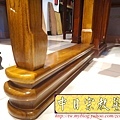 M9613.精雕神桌樣式~柚木元寶佛桌製作 2尺9單上桌.JPG