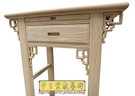 M14702.柚木神桌白身 二尺九佛桌 特製深度一尺六神桌樣式.JPG M14702.柚木神桌白身 二尺九佛桌 特製深度一尺六神桌樣式.JPG