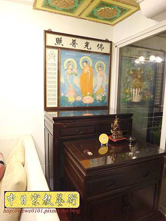 N24701.3尺6輪櫃式神桌佛桌 西方三聖佛聯佛掛.JPG N24701.3尺6輪櫃式神桌佛桌 西方三聖佛聯佛掛.JPG