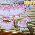 C9211.七尺神桌背景 觀世音菩薩聯 心經大悲咒.JPG