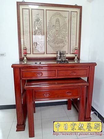 N30002.居家佛堂佛桌 4尺2神桌 雷射雕刻觀音佛聯.JPG N30002.居家佛堂佛桌 4尺2神桌 雷射雕刻觀音佛聯.JPG