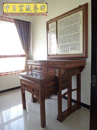 N30101.明式佛桌 天上聖母經 神桌後貼.JPG N30101.明式佛桌 天上聖母經 神桌後貼.JPG
