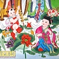 E16207手繪山水福祿壽三片是祖先聯.jpg