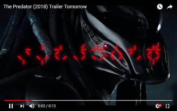 掠奪者1(The Predator 2018 Trailer Tomorrow)