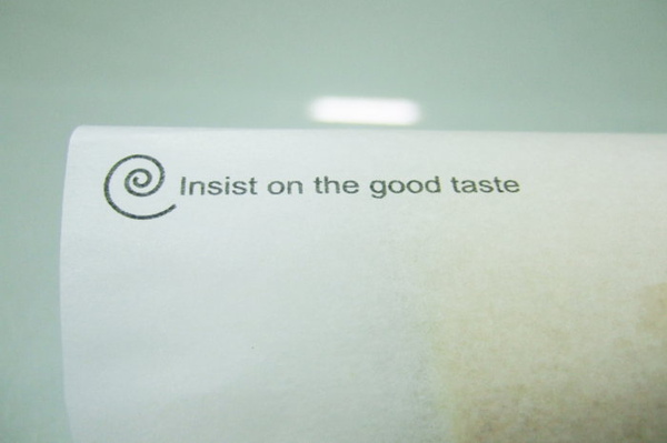 Insist on the good taste