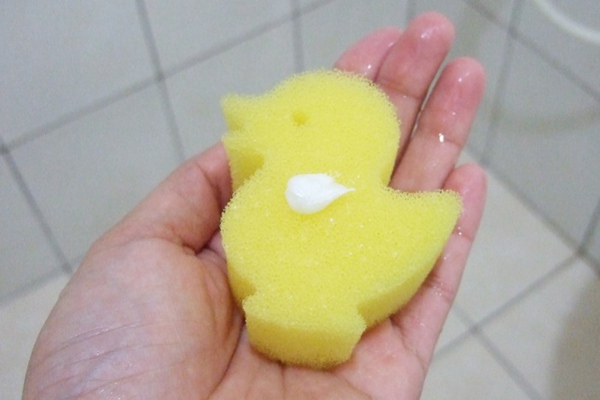 一點點洗面乳就可以了