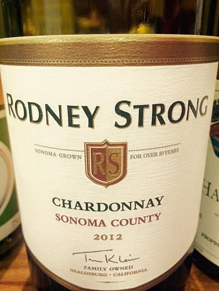 Rodney Strong Chardonnay Sonoma County 2012