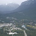 Mt. Norquay上俯瞰Banff Town