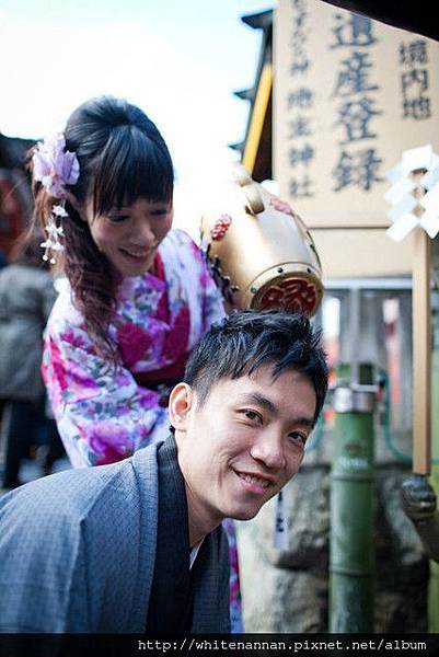日本自助蜜月-京都地主神社婚紗攝影-和服篇