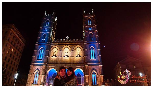 7. 聖母大教堂Notre-Dame Basilica of Montreal夜景7.jpg