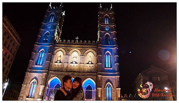7. 聖母大教堂Notre-Dame Basilica of Montreal夜景7-1.jpg