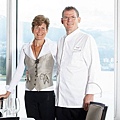 Chef Ernst Dorfler and wife