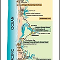 Map for Oregon Dunes Natiional Recreation Area