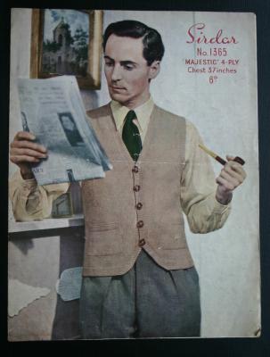 sirdar-man-s-cardigan-waistcoat-knitting-pattern-1365-1950s-358-p