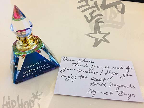 Auphorie Osmanthus Kyara Attar 桂花伽羅木 香水評論報台chris Perfume Reviews 痞客邦