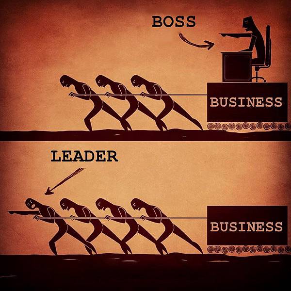 boss and leader difference