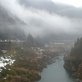 通往高山市火車沿路風景